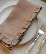 Pleated Napkin - Rust